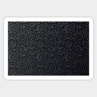 black Pattern Sticker